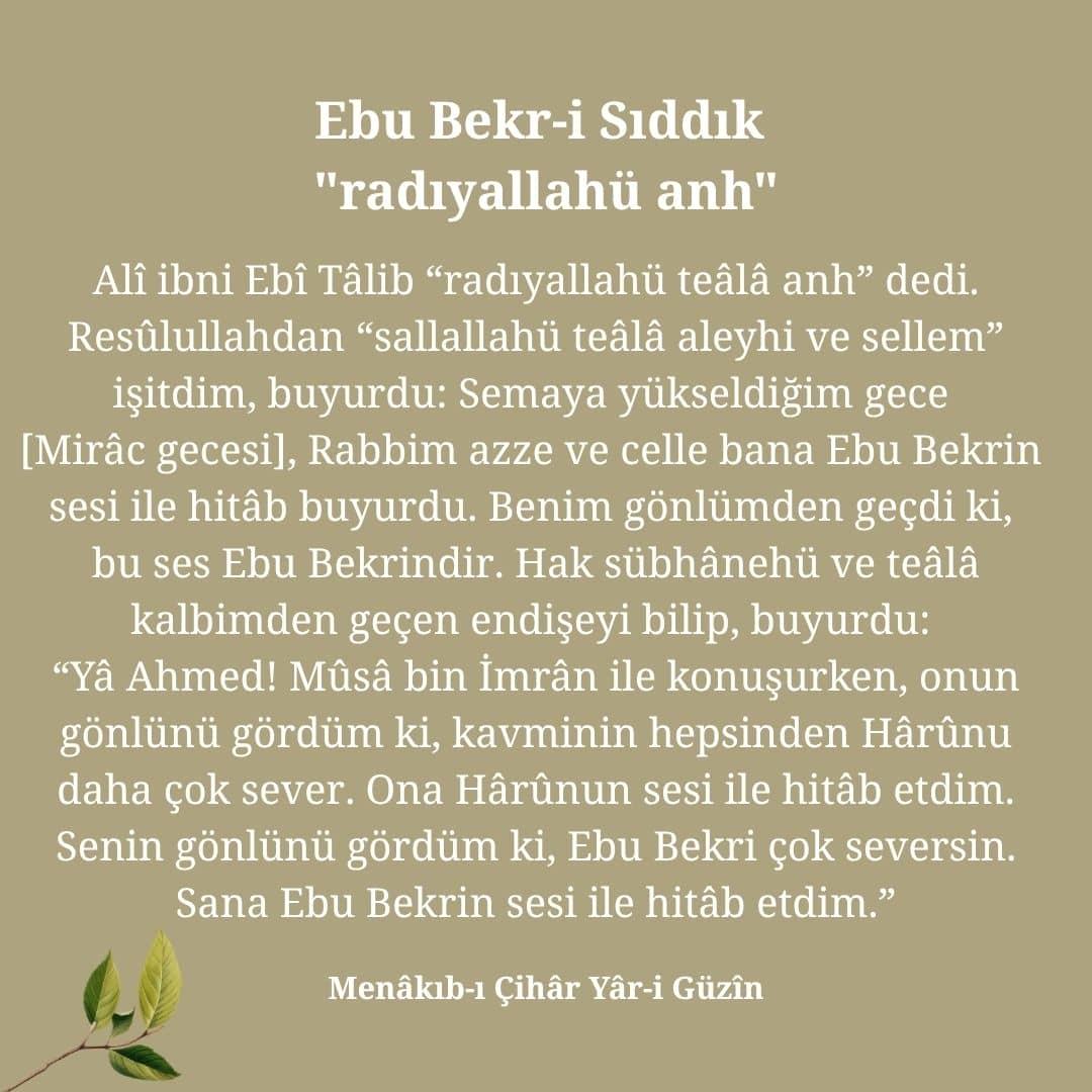 Ebu Bekr-i Sıddık (43)